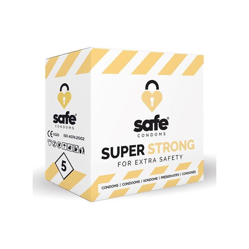 SAFE - Condooms Super Strong voor extra veiligheid (5 stuks)